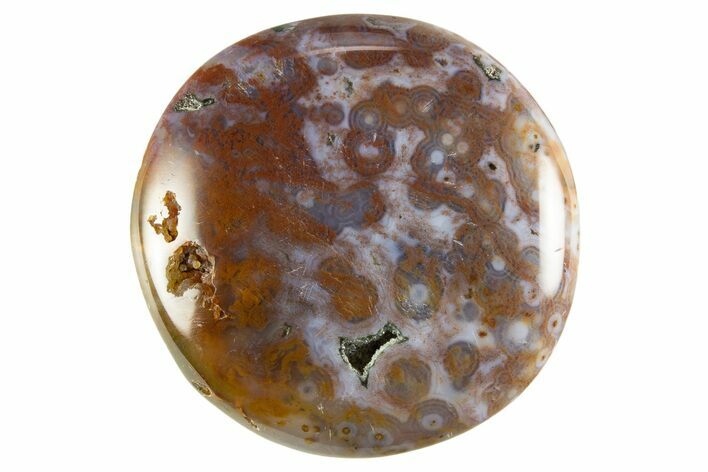 Polished Ocean Jasper Stone - Madagascar #330023